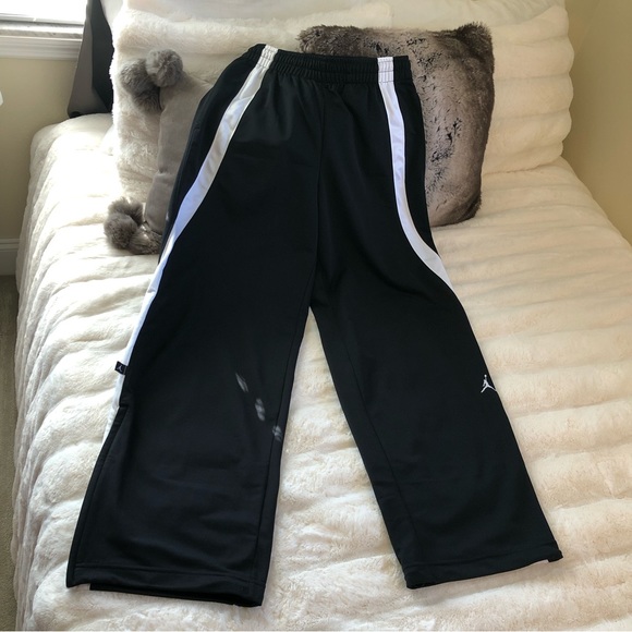 Jordan Other - Jordan Jumpman Y2K 90’s black wide leg track pants large